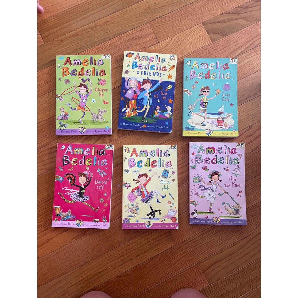 Amelia Bedelia Chapter Books Lot of 6 Herman Parish Kids Paperback Storybooks